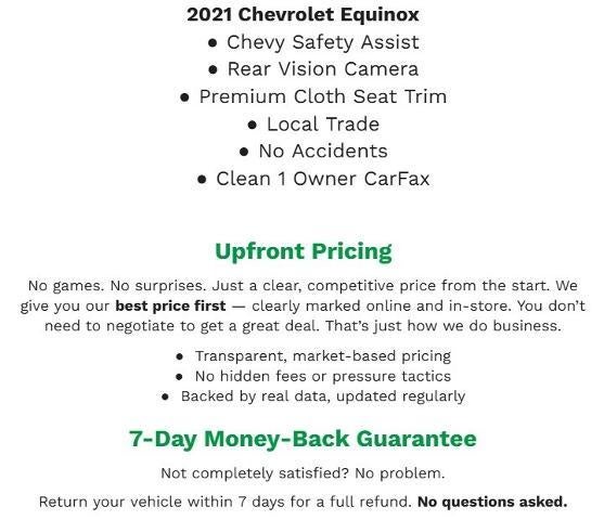 2021 Chevrolet Equinox FWD 4dr LT w/1LT