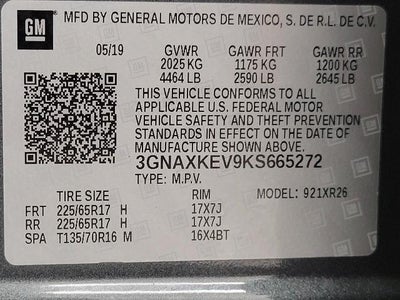 2019 Chevrolet Equinox FWD 4dr LT w/1LT