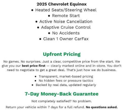 2025 Chevrolet Equinox AWD 4dr LT w/2LT