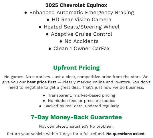 2025 Chevrolet Equinox AWD 4dr LT w/2LT