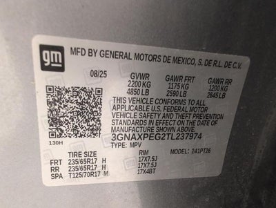2026 Chevrolet Equinox AWD 4dr LT w/2LT