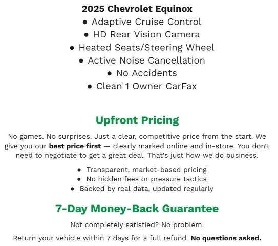 2025 Chevrolet Equinox AWD 4dr LT w/2LT
