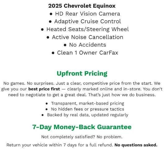 2025 Chevrolet Equinox AWD 4dr LT w/2LT