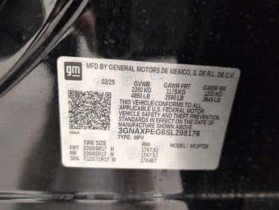 2025 Chevrolet Equinox AWD 4dr LT w/2LT