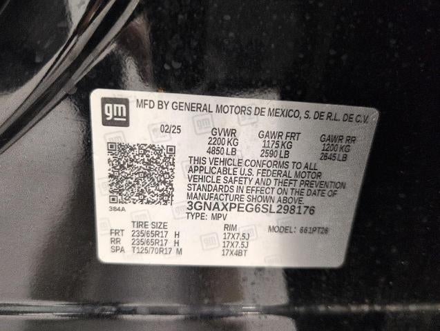2025 Chevrolet Equinox AWD 4dr LT w/2LT
