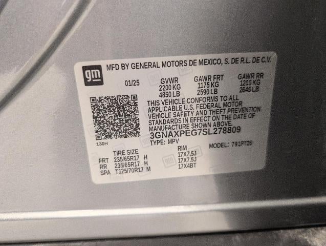 2025 Chevrolet Equinox AWD 4dr LT w/2LT