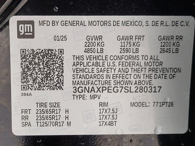 2025 Chevrolet Equinox AWD 4dr LT w/2LT