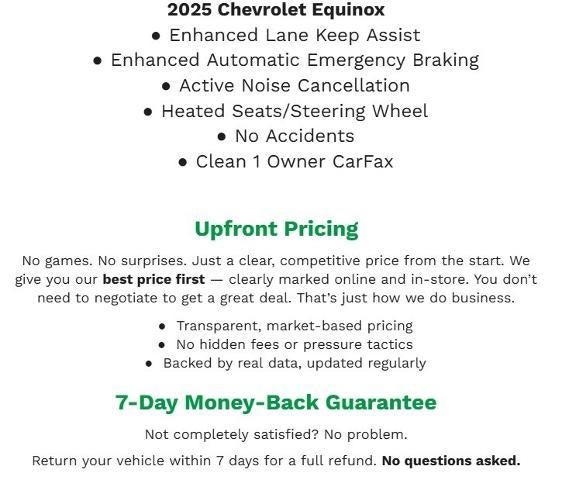 2025 Chevrolet Equinox AWD 4dr LT w/2LT