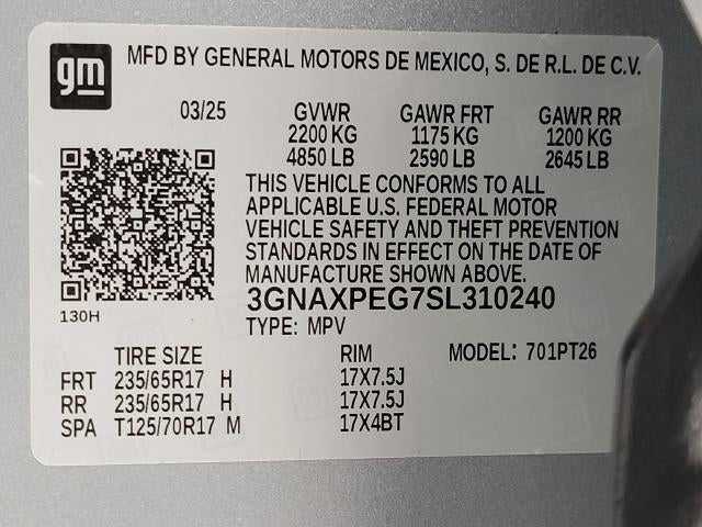 2025 Chevrolet Equinox AWD 4dr LT w/2LT