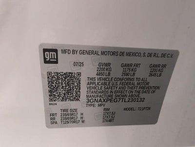 2026 Chevrolet Equinox AWD 4dr LT w/2LT