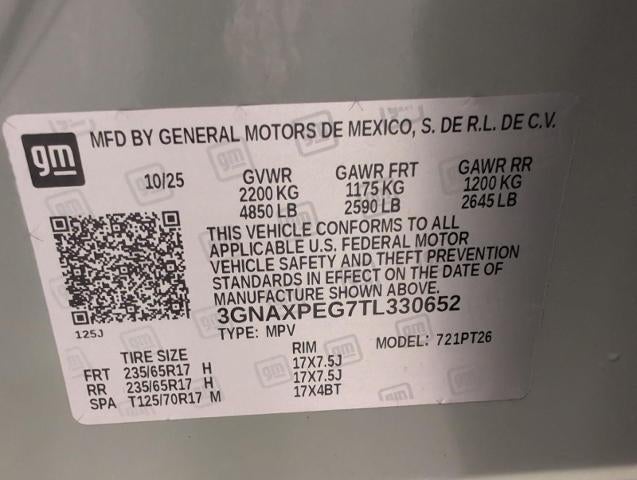 2026 Chevrolet Equinox AWD 4dr LT w/2LT