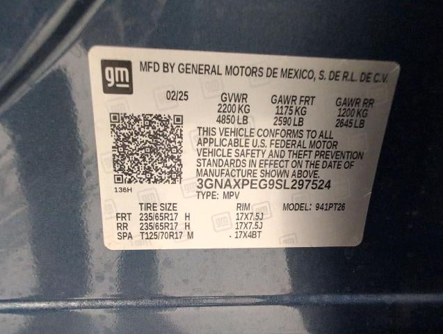 2025 Chevrolet Equinox AWD 4dr LT w/2LT
