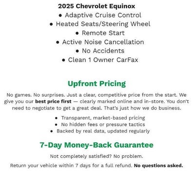 2025 Chevrolet Equinox AWD 4dr LT w/2LT