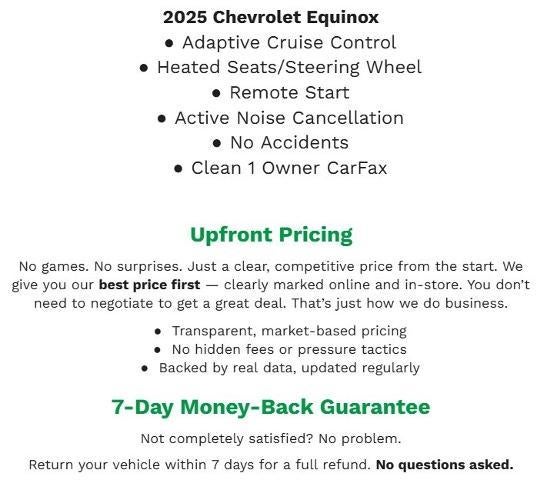 2025 Chevrolet Equinox AWD 4dr LT w/2LT
