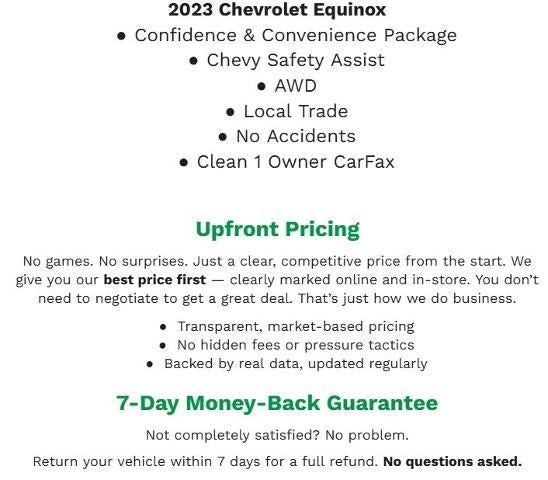 2023 Chevrolet Equinox AWD 4dr LT w/1LT