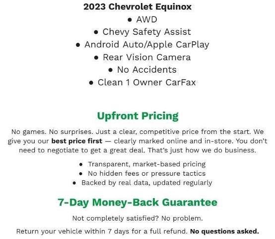 2023 Chevrolet Equinox AWD 4dr LT w/1LT