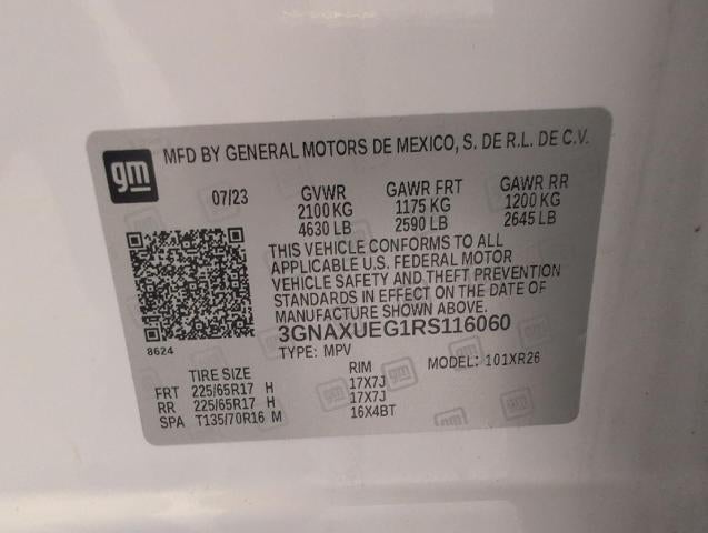 2024 Chevrolet Equinox AWD 4dr LT w/1LT