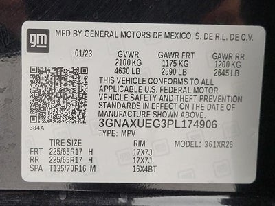 2023 Chevrolet Equinox AWD 4dr LT w/1LT