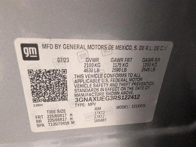 2024 Chevrolet Equinox AWD 4dr LT w/1LT