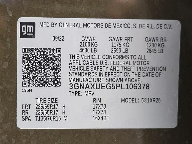 2023 Chevrolet Equinox AWD 4dr LT w/1LT