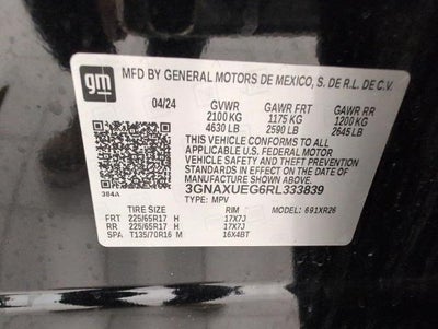 2024 Chevrolet Equinox AWD 4dr LT w/1LT