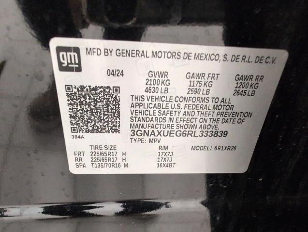 2024 Chevrolet Equinox AWD 4dr LT w/1LT
