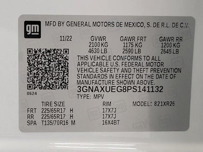 2023 Chevrolet Equinox AWD 4dr LT w/1LT