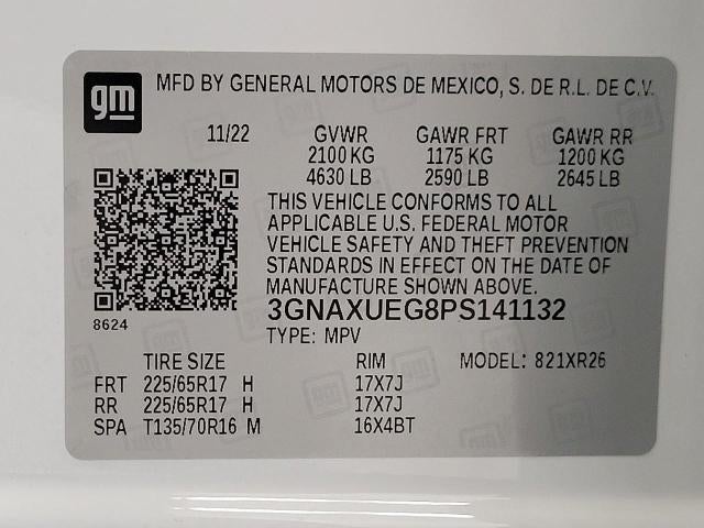 2023 Chevrolet Equinox AWD 4dr LT w/1LT