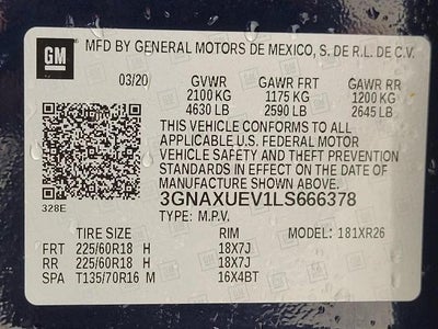 2020 Chevrolet Equinox AWD 4dr LT w/1LT