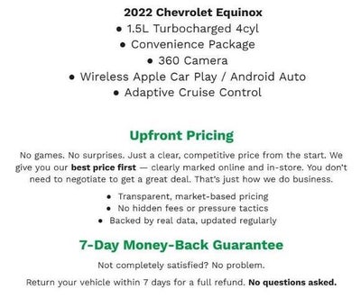2022 Chevrolet Equinox AWD 4dr LT w/1LT