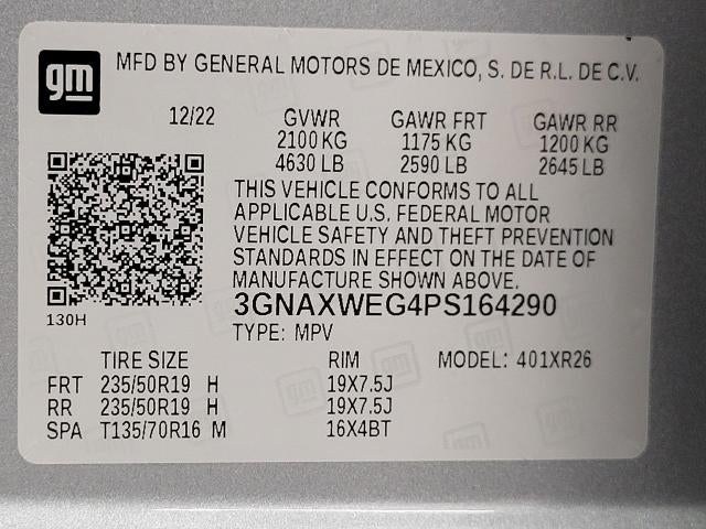 2023 Chevrolet Equinox AWD 4dr RS