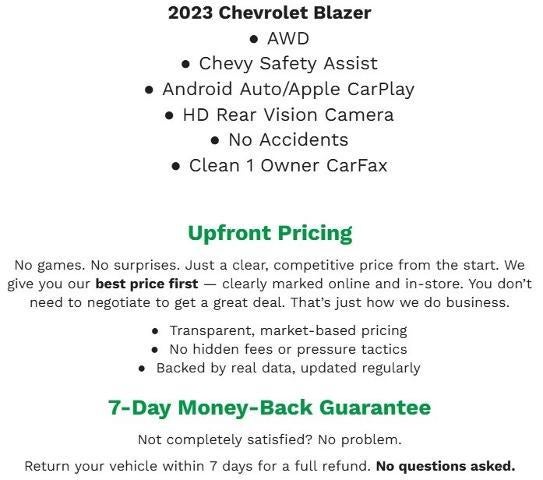 2023 Chevrolet Blazer AWD 4dr LT w/2LT