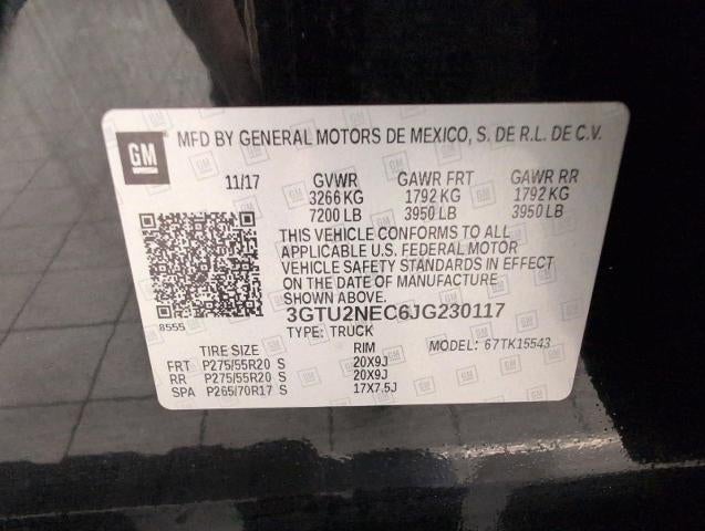 2018 GMC Sierra 1500 4WD Crew Cab 143.5 SLT