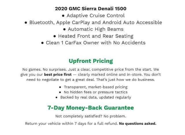 2020 GMC Sierra 1500 4WD Crew Cab 147 Denali