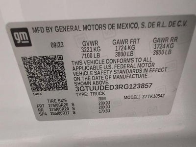 2024 GMC Sierra 1500 4WD Crew Cab 147 SLT