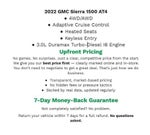2022 GMC Sierra 1500 4WD Crew Cab 147 AT4