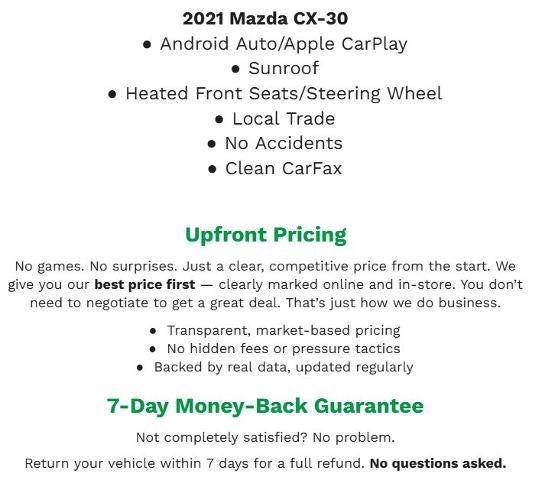 2021 Mazda Mazda CX-30 Turbo Premium Package AWD