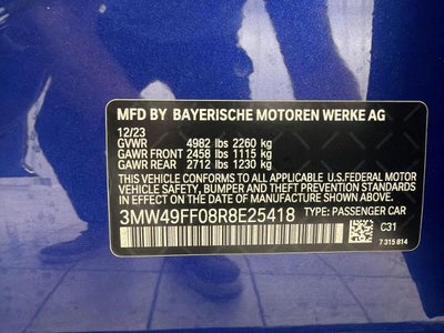 2024 BMW M340i M340i xDrive Sedan