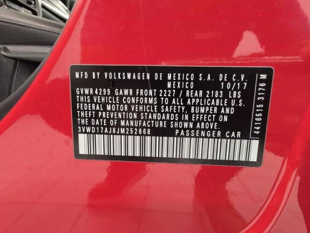 2018 Volkswagen Jetta 1.8T SE Sport Auto