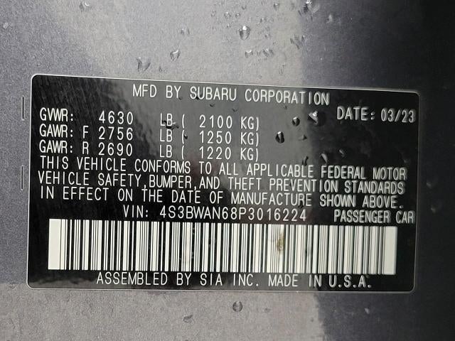 2023 Subaru Legacy Limited CVT