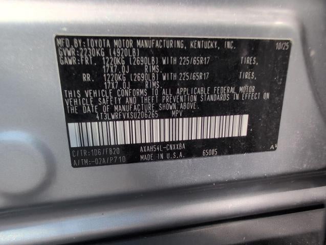 2025 Toyota RAV4 Hybrid Hybrid LE AWD