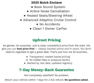 2025 Buick Enclave 4dr Preferred