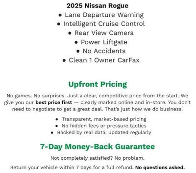 2025 Nissan Rogue AWD SV