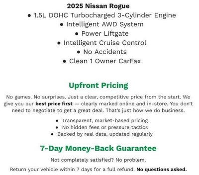 2025 Nissan Rogue AWD SV