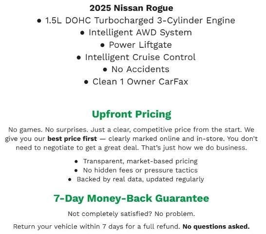 2025 Nissan Rogue AWD SV