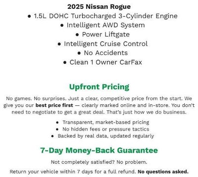 2025 Nissan Rogue AWD SV