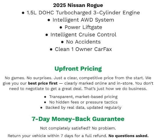 2025 Nissan Rogue AWD SV