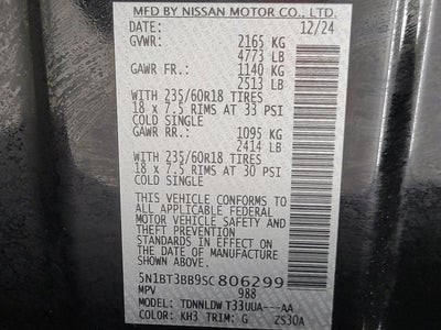 2025 Nissan Rogue AWD SV