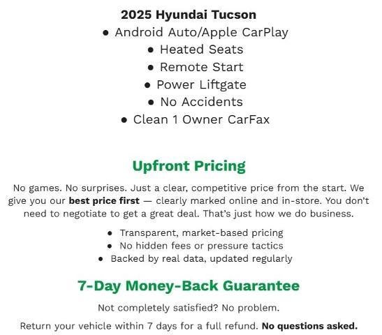 2025 Hyundai Tucson SEL AWD