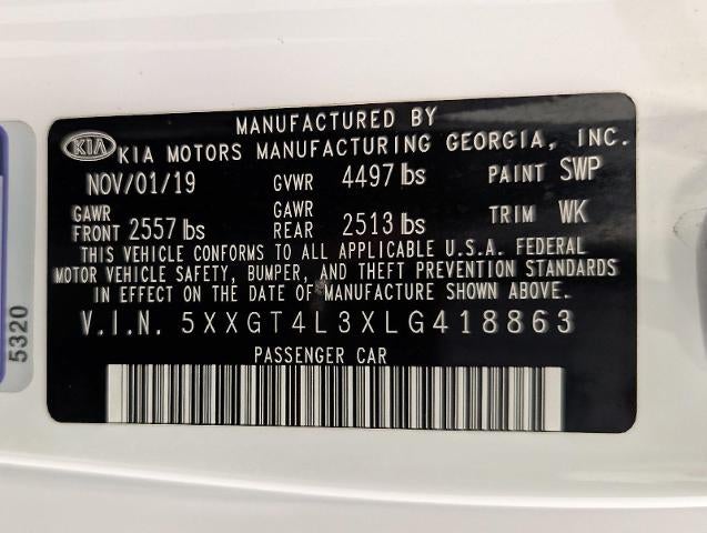 2020 Kia Optima S Auto